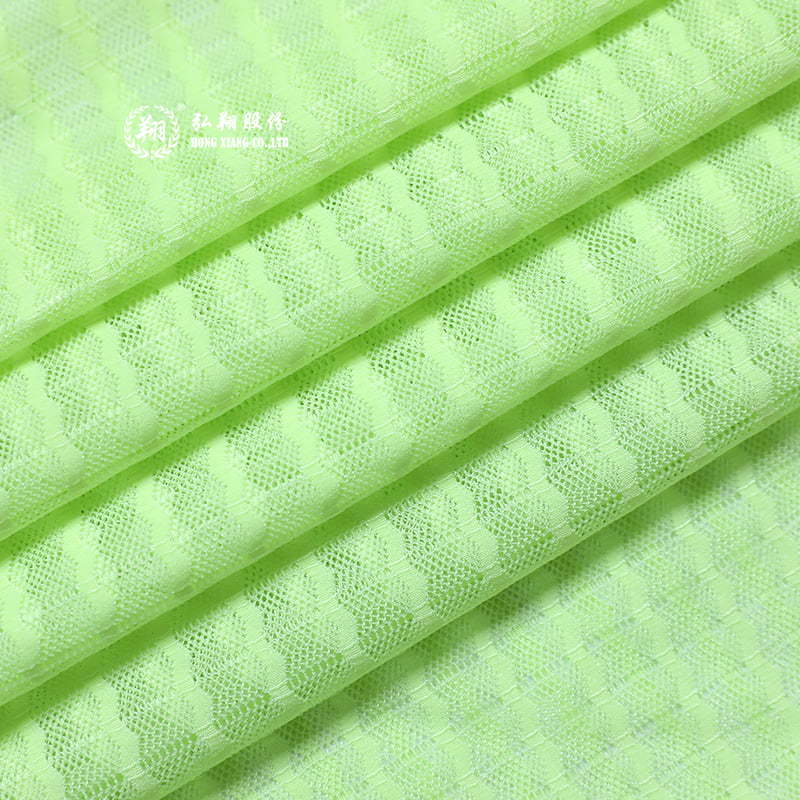 JN191PY2 Nylon spandex clara reticulum jacquard ubi fabric