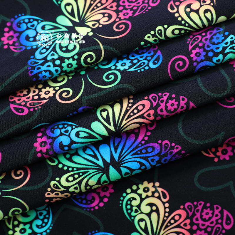 N005PW6-B Nylon spandex matte velum excudendi linteum swimsuit fabric