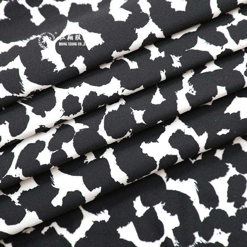 N008PW4-A Nylon spandex matte digitalis typis concreti soleae fabric