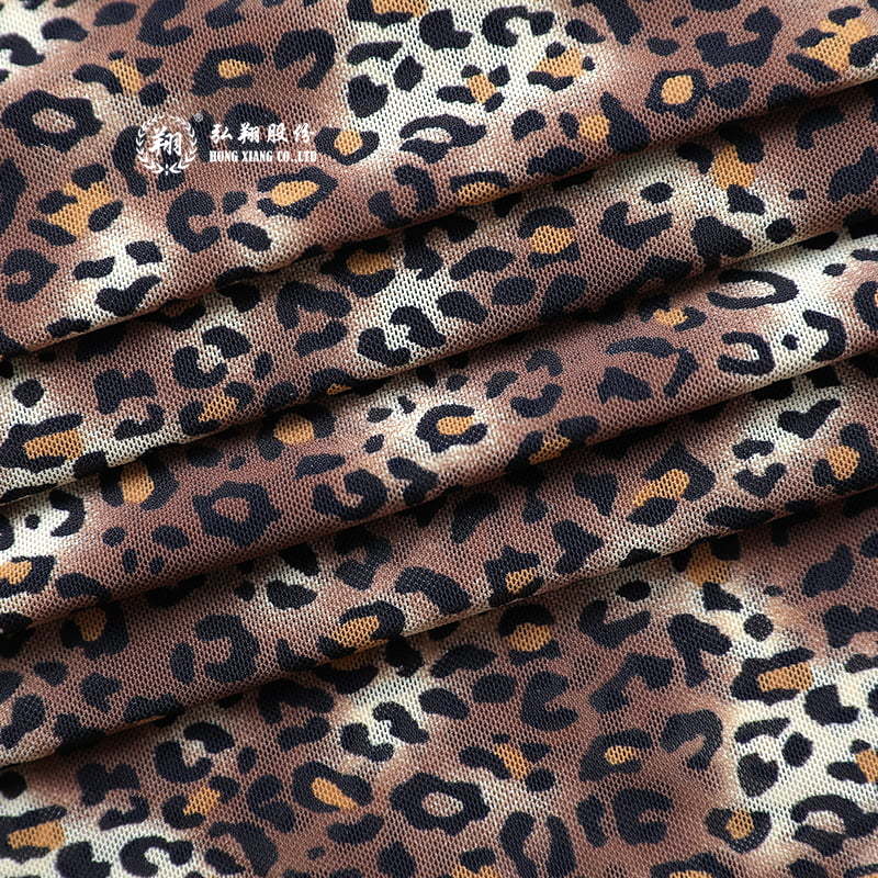 N045PB2-B Nylon spandex semi-gloss tractus reticulum impressum swimsuit fabric