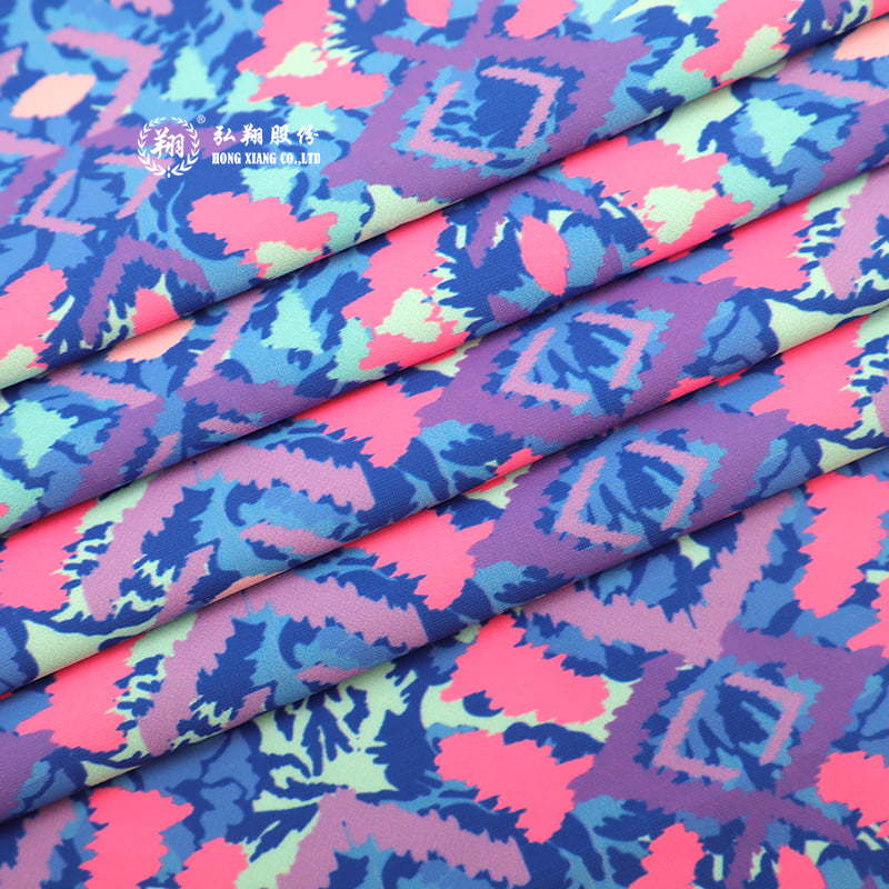 T009PW6-A Polyester matte digitalis typis swimsuit fabric