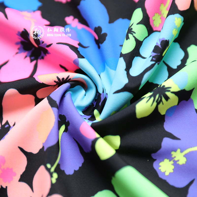 T009PW6-A Polyester matte digitalis typis swimsuit fabric